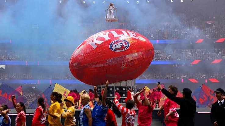 Kylie Minogue hace historia en la Gran Final de la AFL en Melbourne con un show monumental